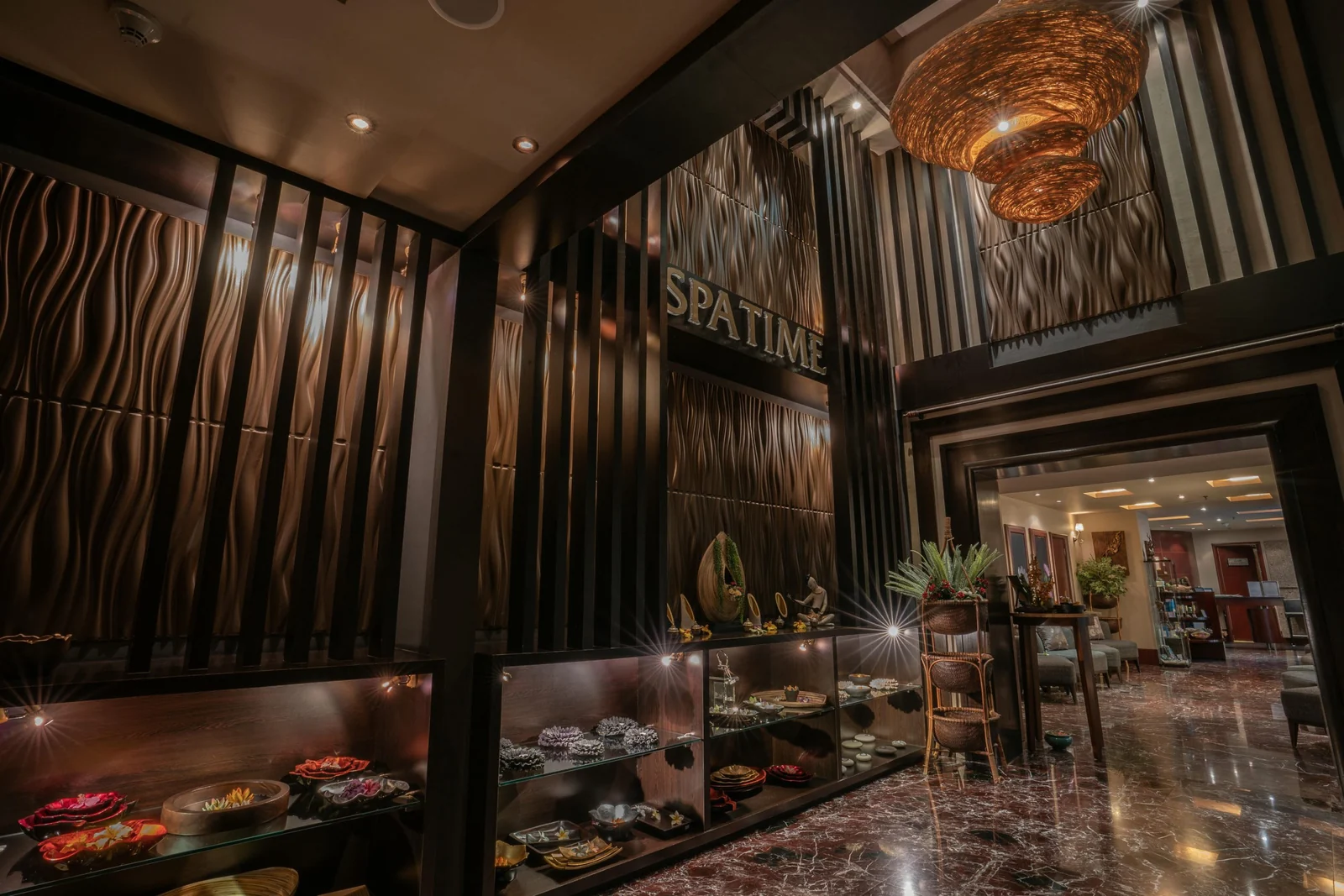 Spa Time entrance at Al-Muhallab Mall.